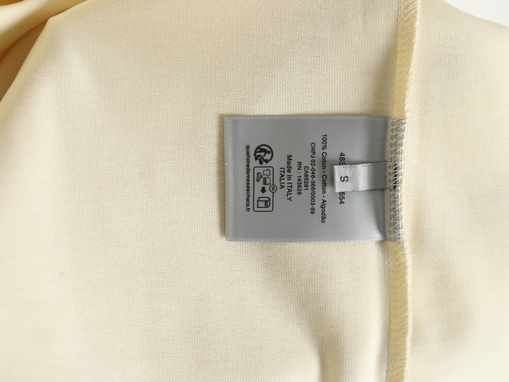 Dior four-color embroidered chapter letter T-shirt TSK1