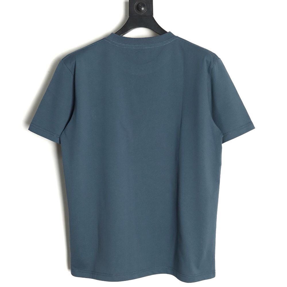 Dior four-color embroidered chapter letter T-shirt TSK2