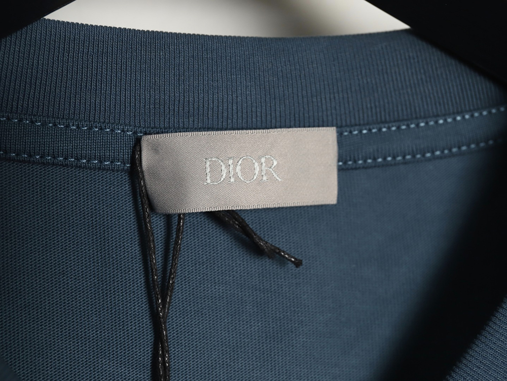 Dior four-color embroidered chapter letter T-shirt TSK2