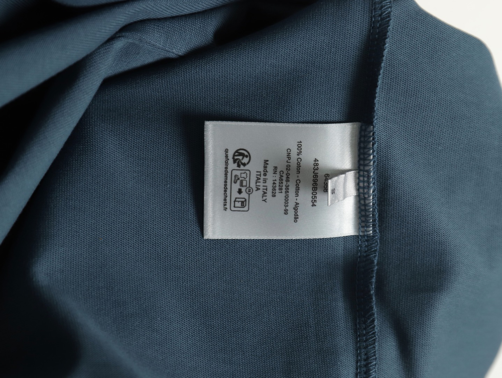 Dior four-color embroidered chapter letter T-shirt TSK2