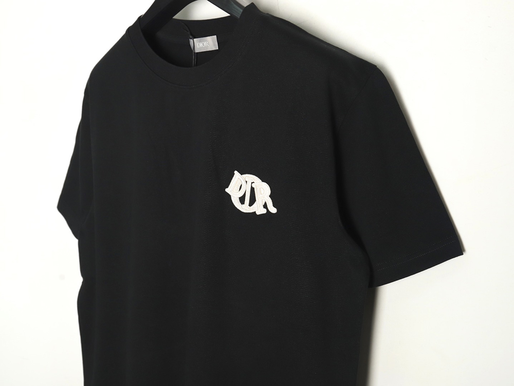 Dior four-color embroidered chapter letter T-shirt TSK3