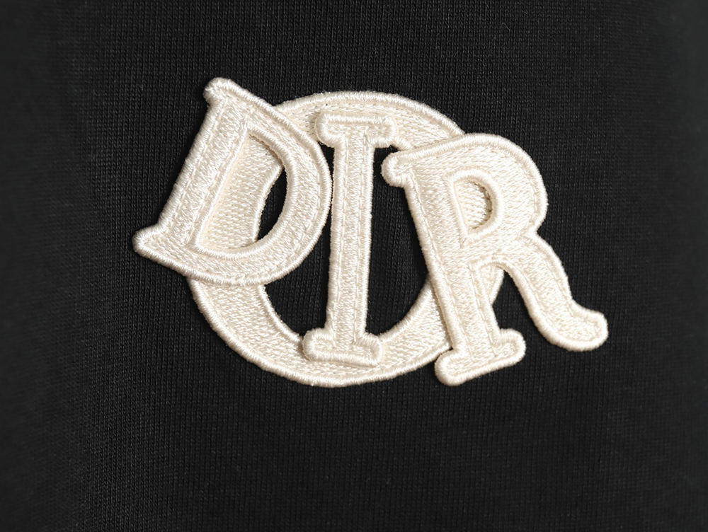 Dior four-color embroidered chapter letter T-shirt TSK3