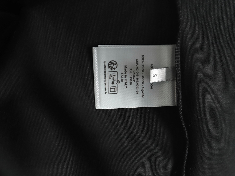 Dior four-color embroidered chapter letter T-shirt TSK3