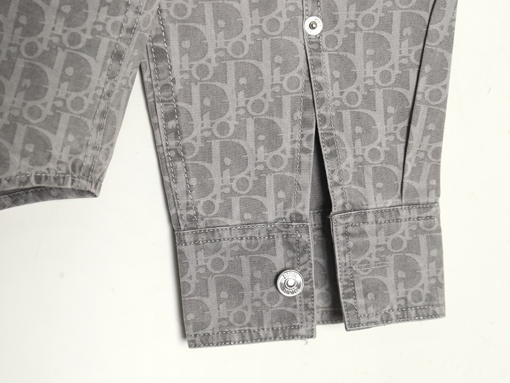 Dior all over printed presbyopia denim shirt
