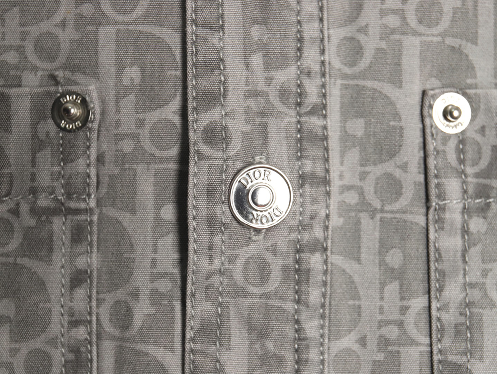 Dior all over printed presbyopia denim shirt