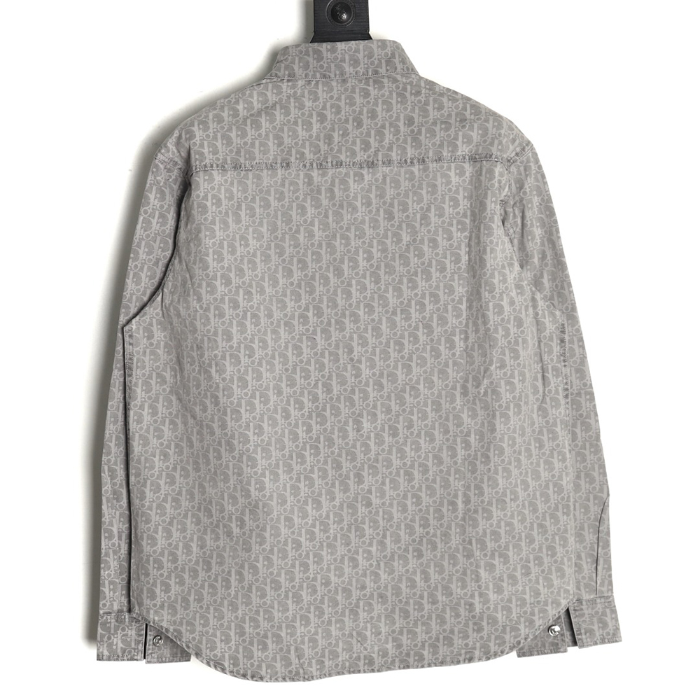 Dior all over printed presbyopia denim shirt
