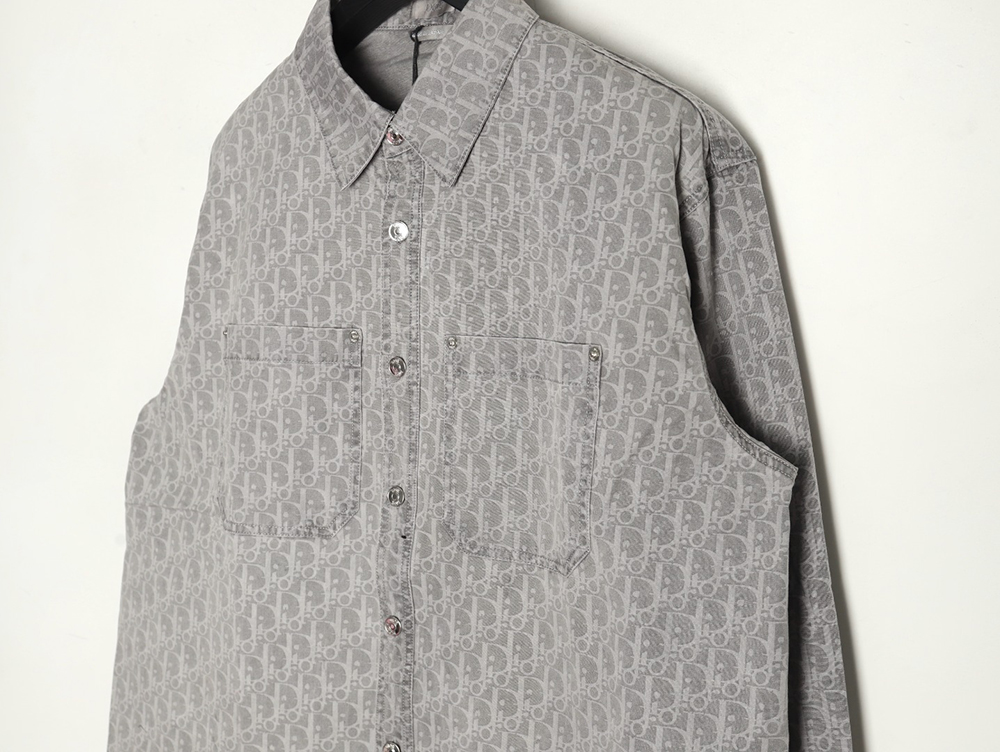 Dior all over printed presbyopia denim shirt