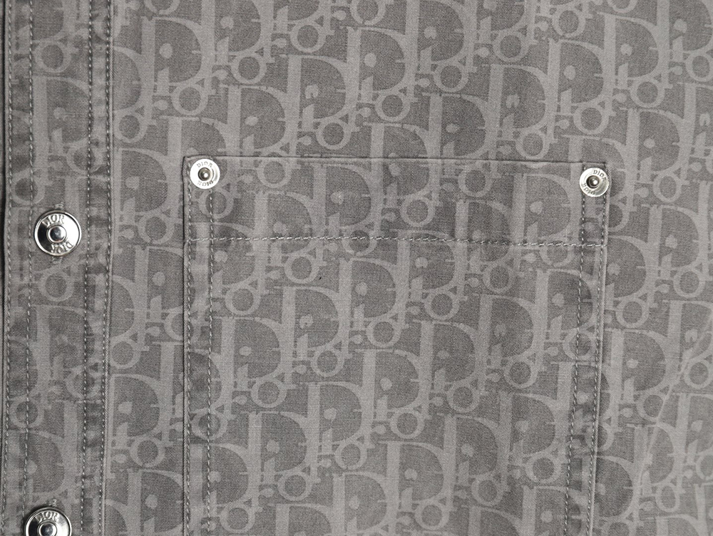 Dior all over printed presbyopia denim shirt