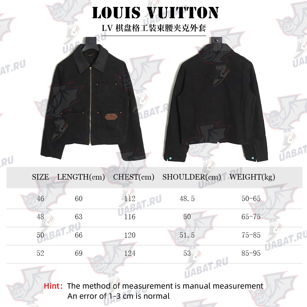 Louis Vuitton Checkerboard Workwear Tunic Jacket Coat