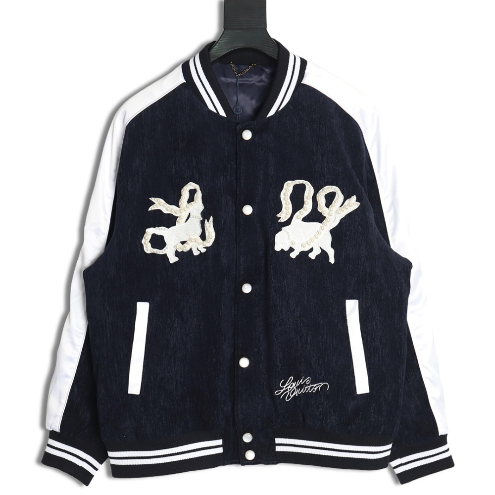 Louis Vuitton Pearl Velvet Yokosuka Jacket Coat