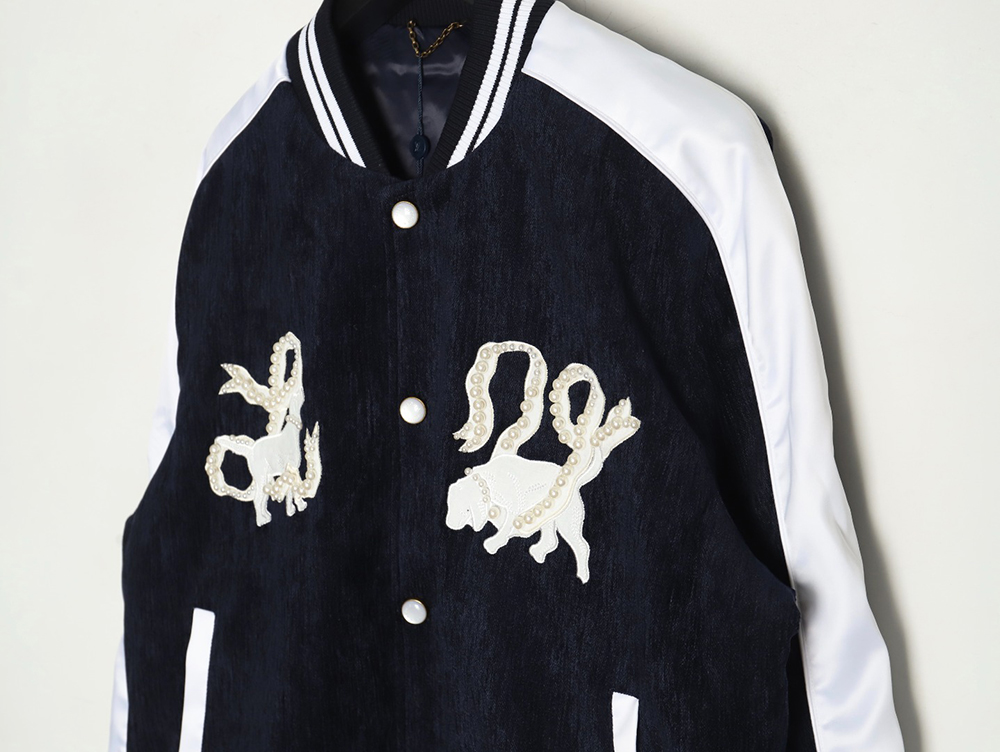 Louis Vuitton Pearl Velvet Yokosuka Jacket Coat