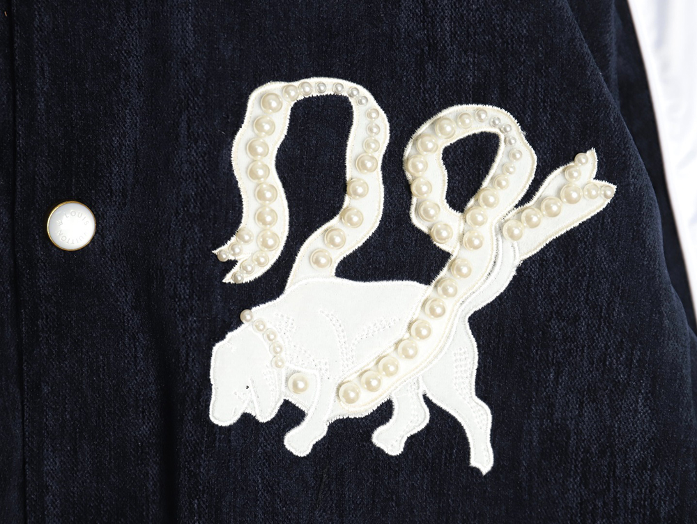 Louis Vuitton Pearl Velvet Yokosuka Jacket Coat