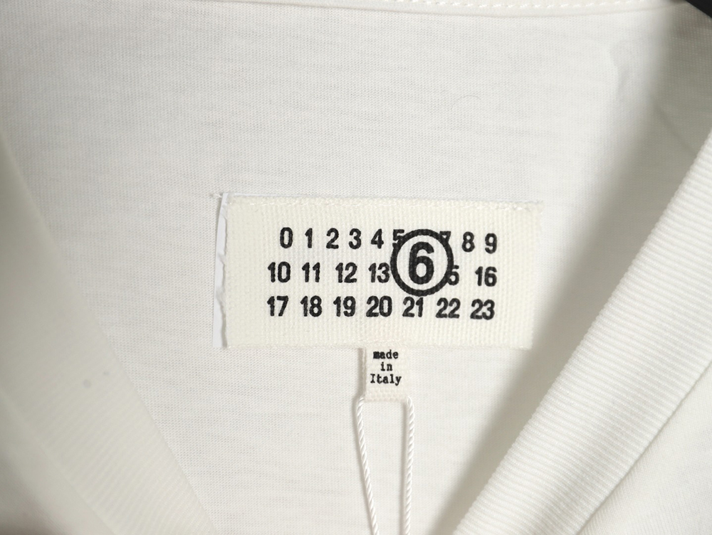 Maison Margiela Digital Logo Print Short Sleeve T-Shirt