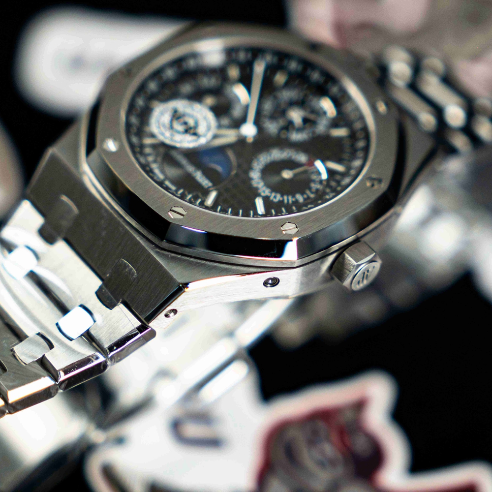 Audemars Piguet - Royal Oak Perpetual Cal 26574 SS/SS Blk APSF A5134