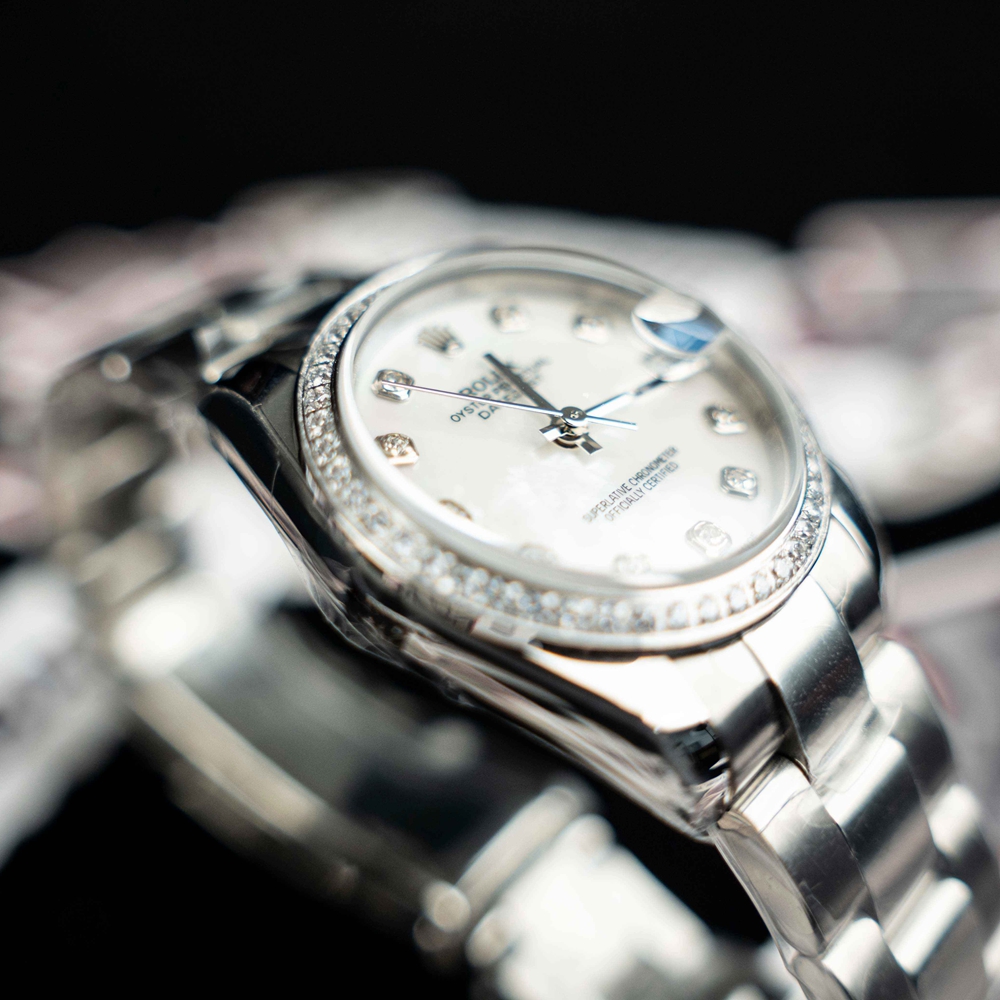 ROLEX - DATEJUST - LADY 31mm SS/SS Wht MOP Diam BP Asia 2836