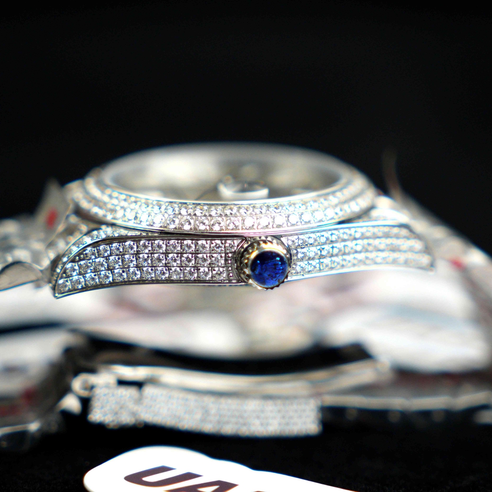 Rolex - Datejust 41mm Full Diamonds 904L SS/SS Sliver/Stk GMF A2824