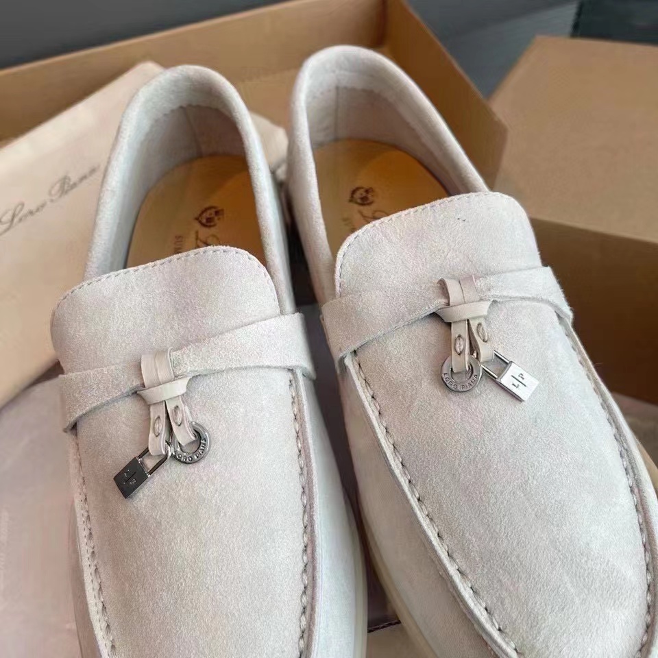 Loro Piana Summer Charms Walk Loafer Shoes