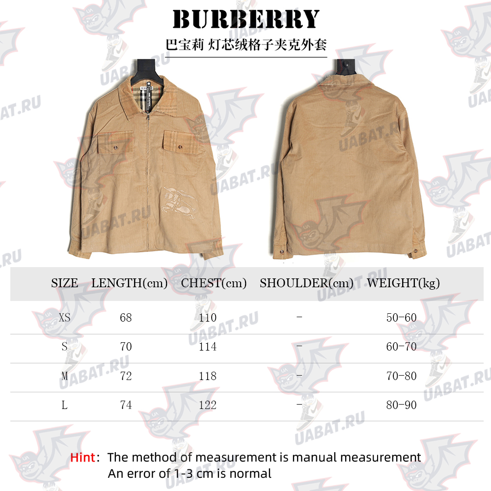 Burberry Corduroy Check Jacket