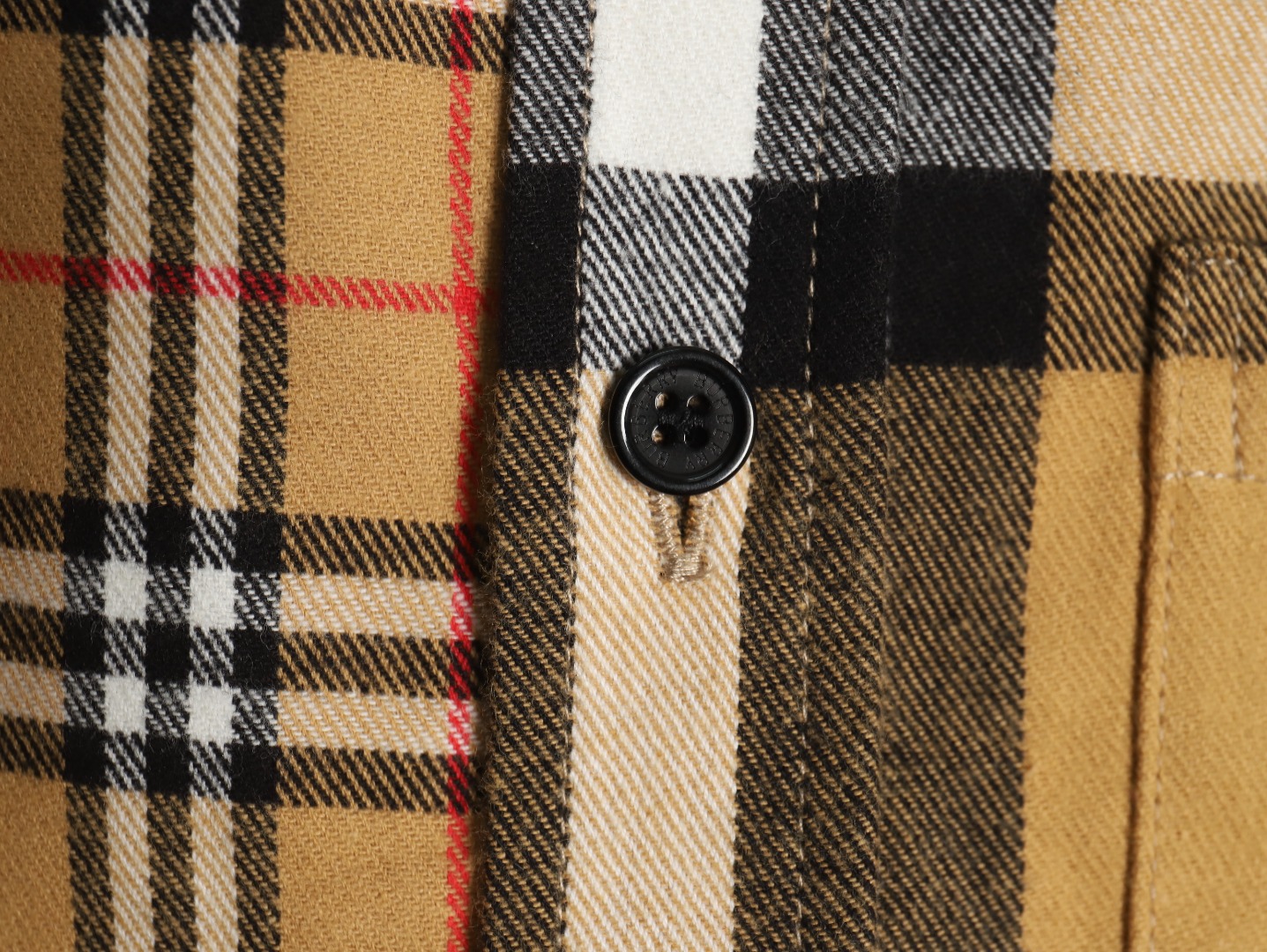 Burberry Double Brushed Striped Check Classic Shirt