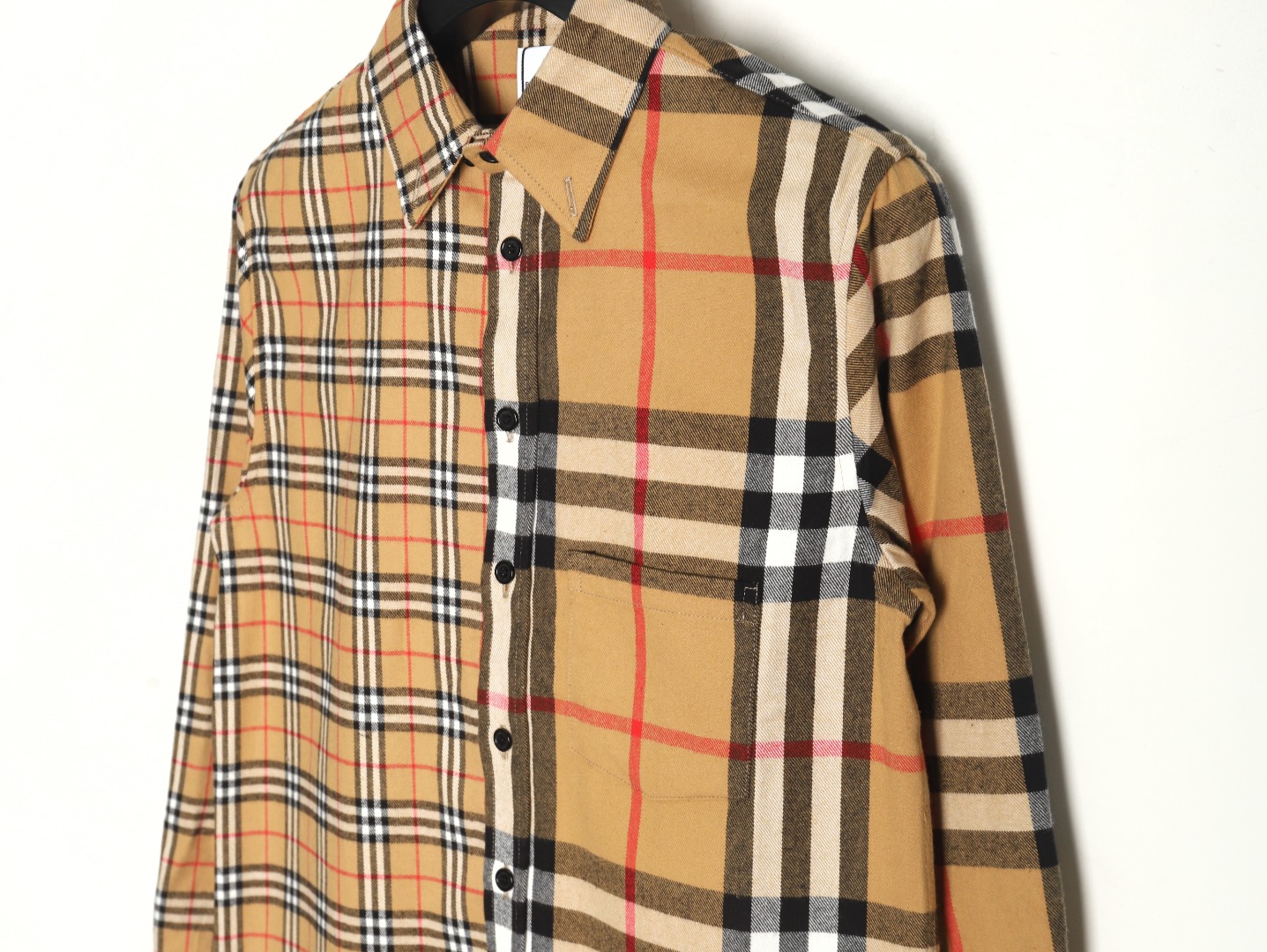 Burberry Double Brushed Striped Check Classic Shirt