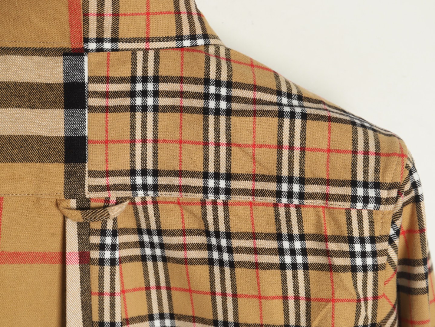 Burberry Double Brushed Striped Check Classic Shirt