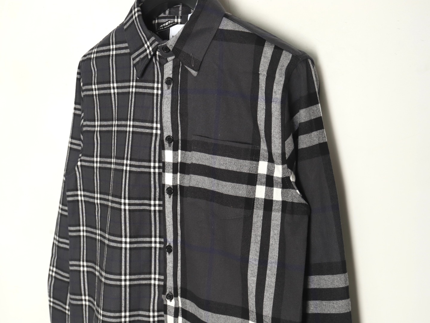 Burberry Double Brushed Striped Check Classic Shirt TSK1