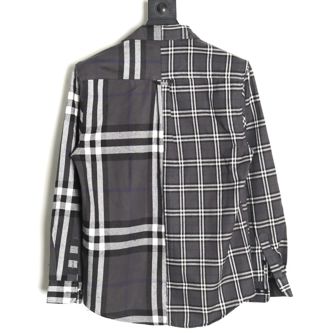 Burberry Double Brushed Striped Check Classic Shirt TSK1