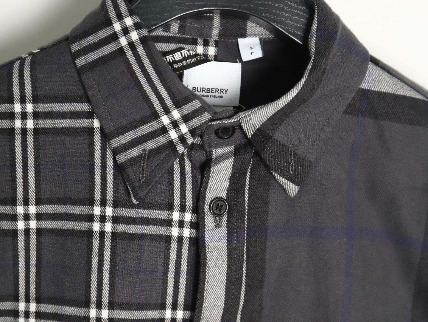 Burberry Double Brushed Striped Check Classic Shirt TSK1