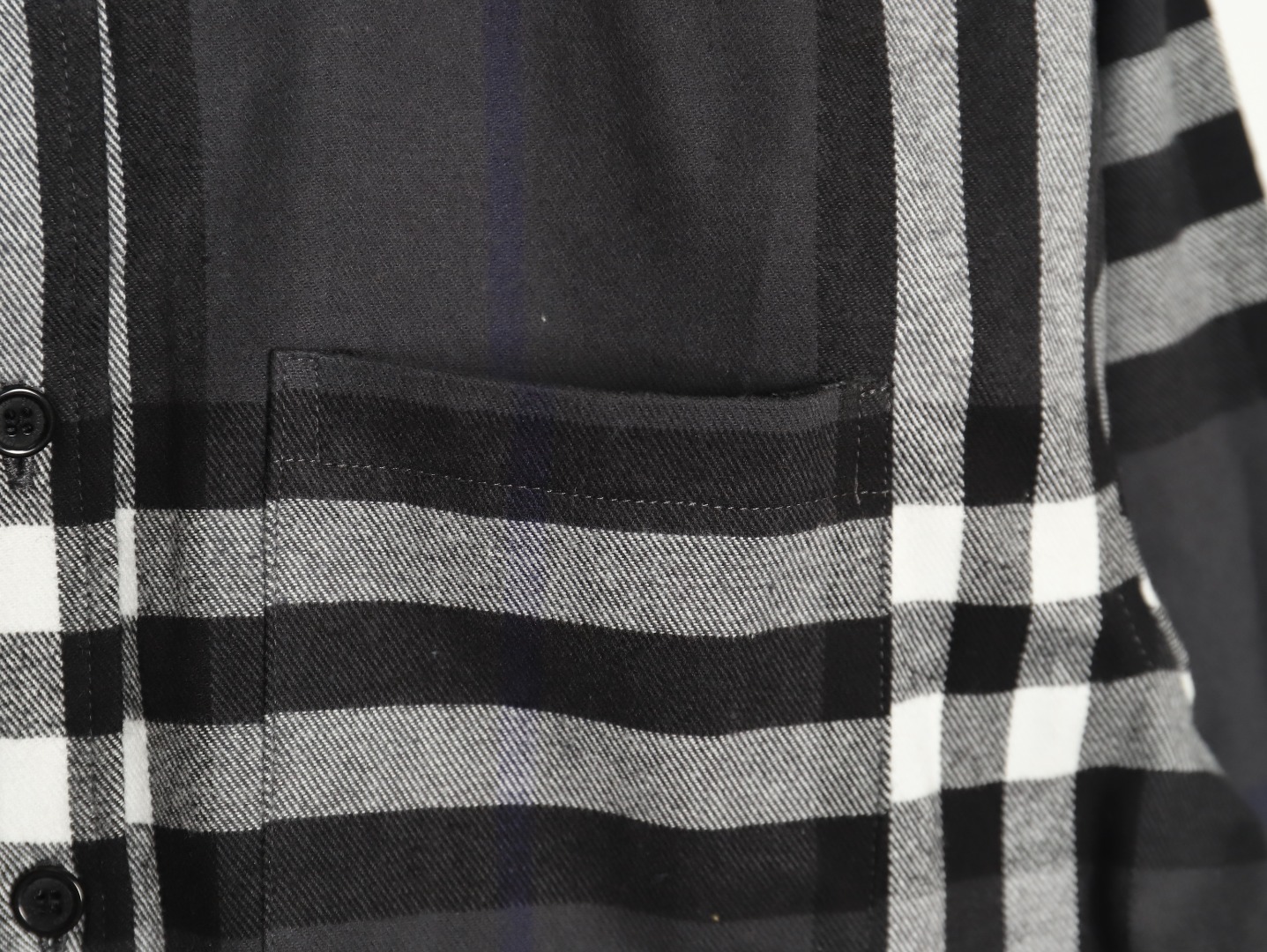 Burberry Double Brushed Striped Check Classic Shirt TSK1