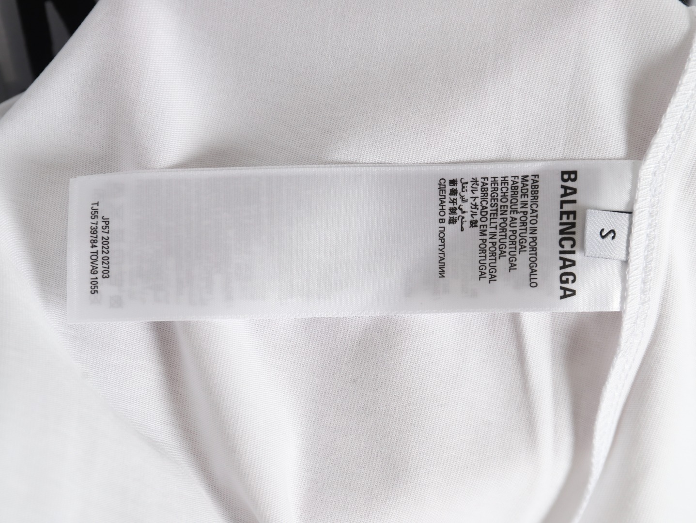 Balenciaga basketball jersey embroidered print short-sleeved T-shirt