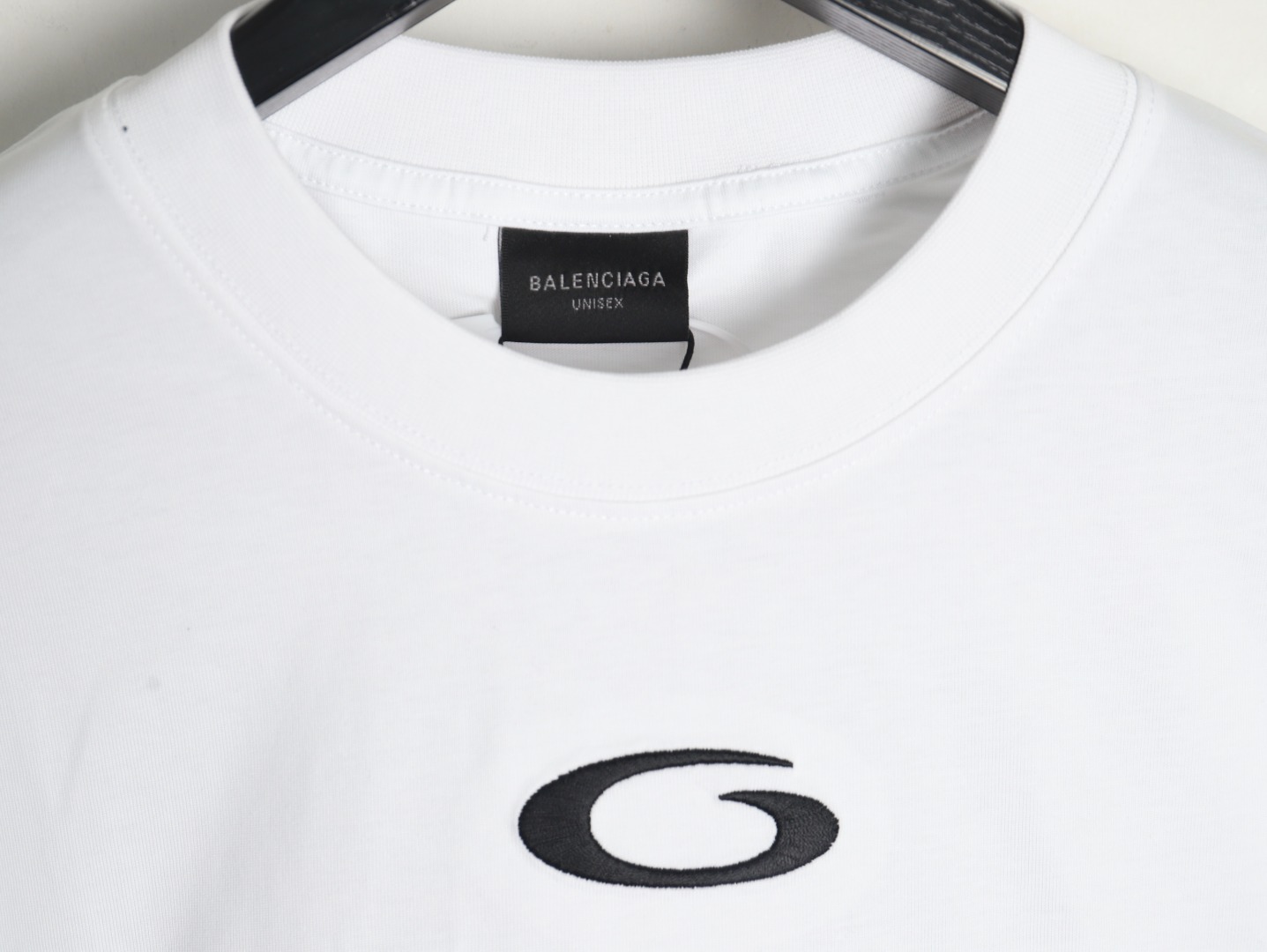 Balenciaga basketball jersey embroidered print short-sleeved T-shirt