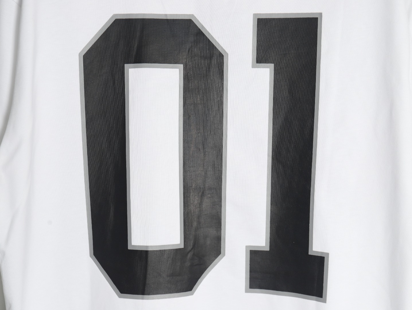 Balenciaga basketball jersey embroidered print short-sleeved T-shirt