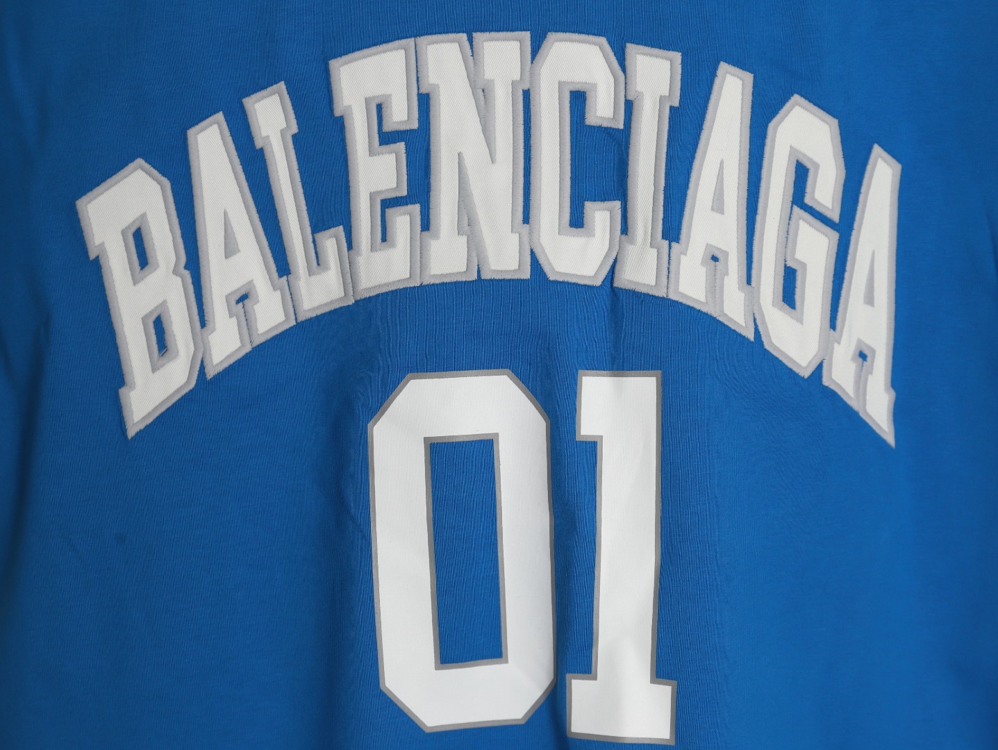 Balenciaga basketball jersey embroidered print short-sleeved T-shirt TSK2