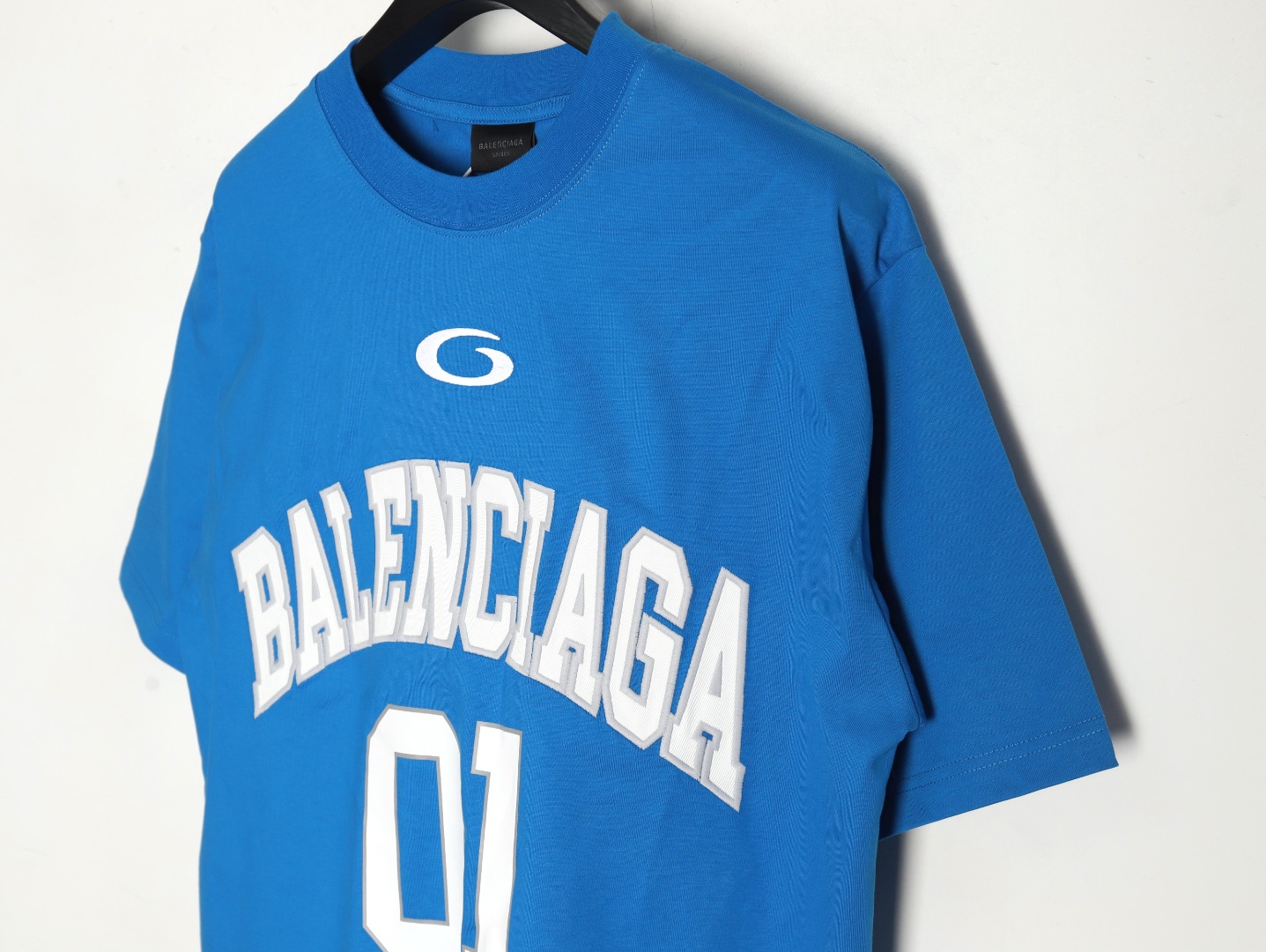 Balenciaga basketball jersey embroidered print short-sleeved T-shirt TSK2