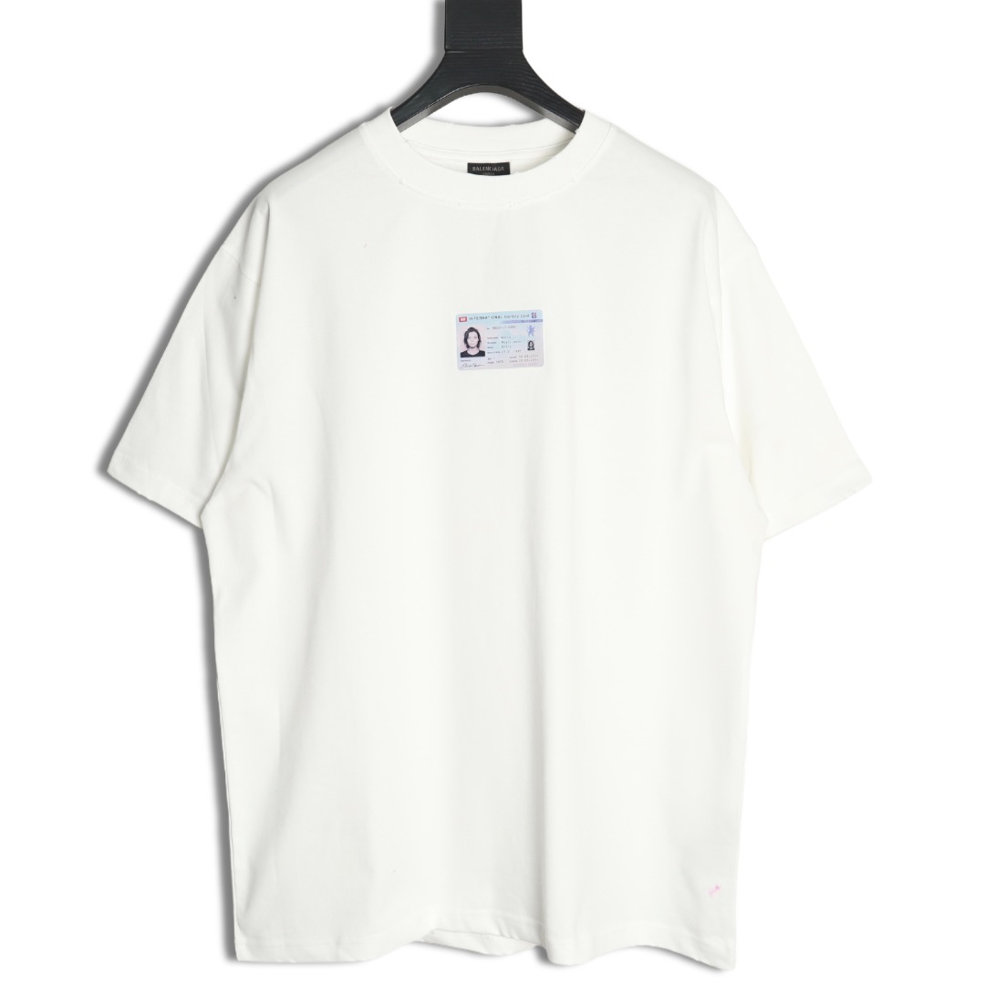 Balenciaga ID short-sleeved T-shirt