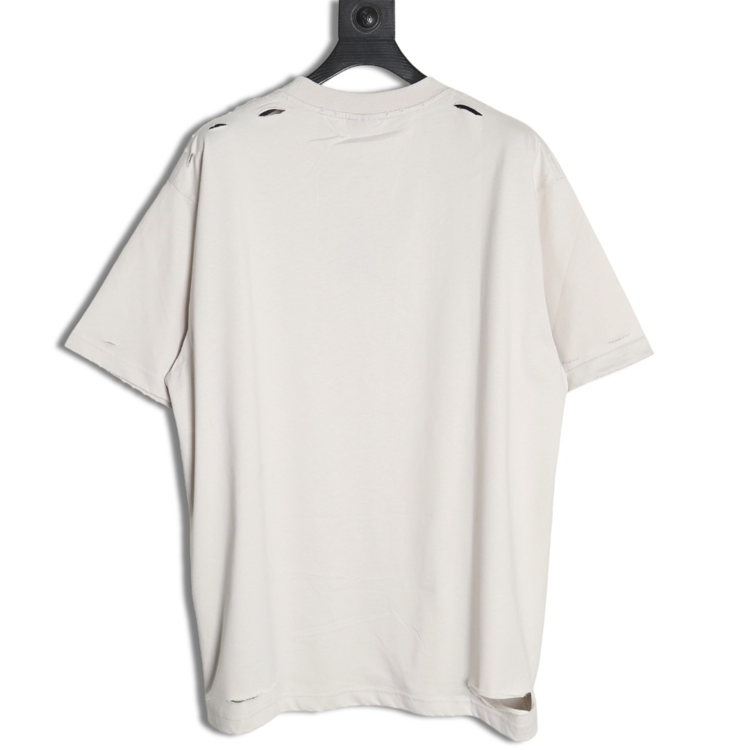Balenciaga Cut Eye Chart Short Sleeve T-shirt