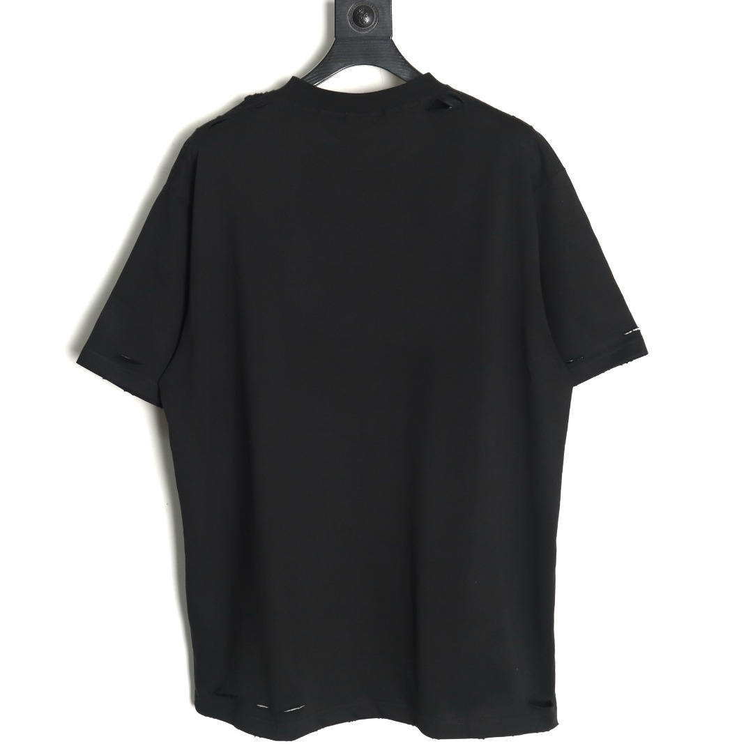 Balenciaga Cut Eye Chart Short Sleeve T-shirt TSK1