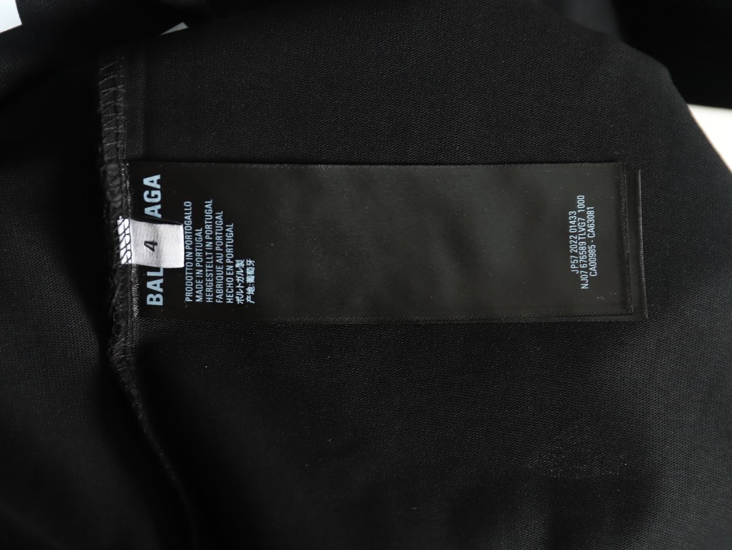 Balenciaga Cut Eye Chart Short Sleeve T-shirt TSK1
