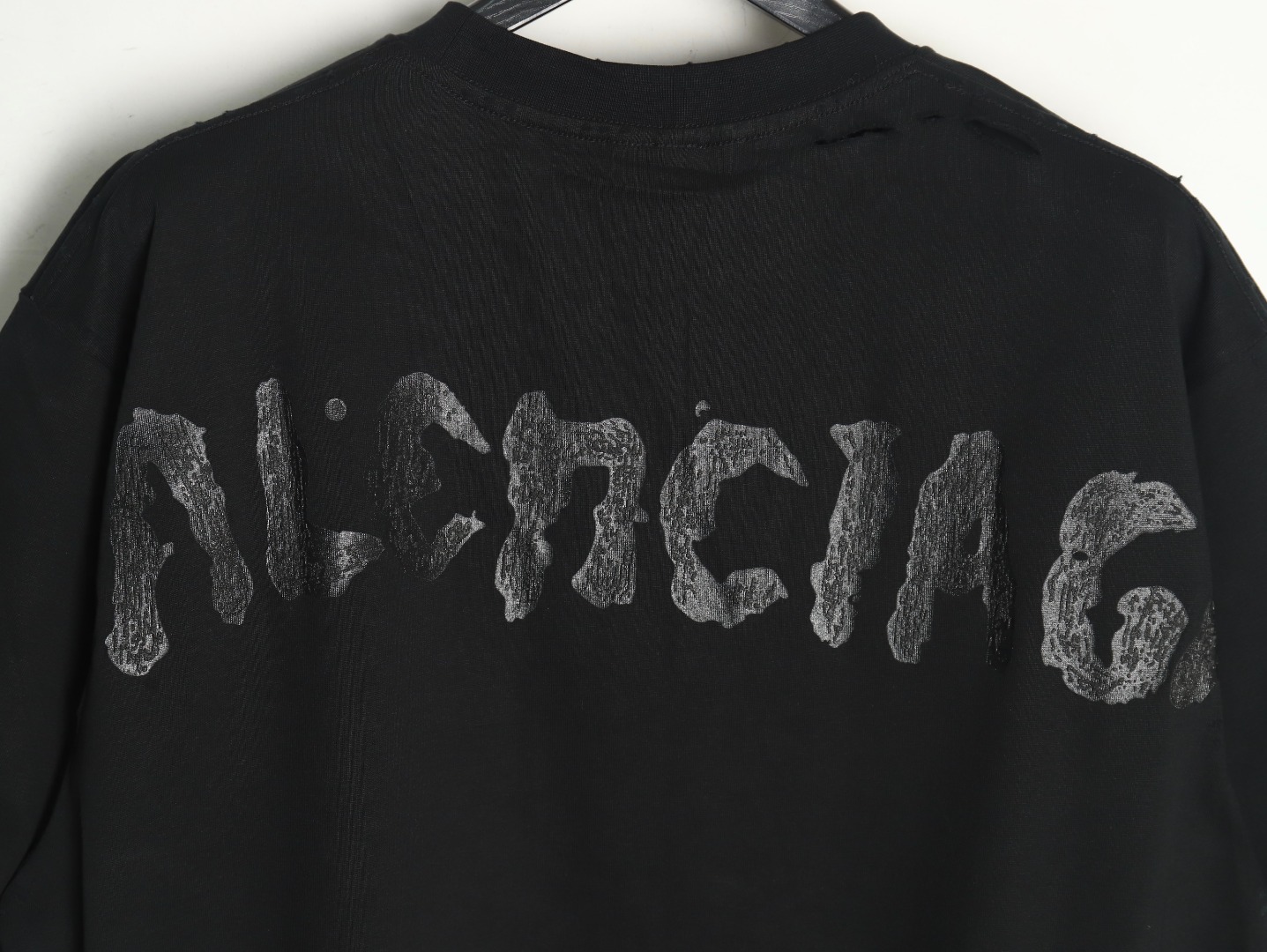Balenciaga back offset printed short-sleeved T-shirt TSK1
