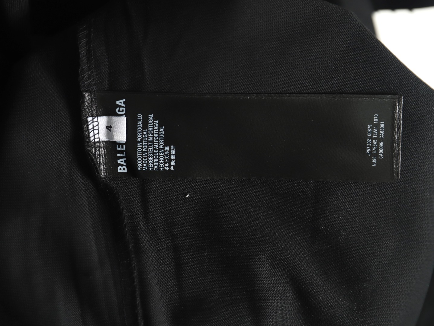 Balenciaga back offset printed short-sleeved T-shirt TSK1