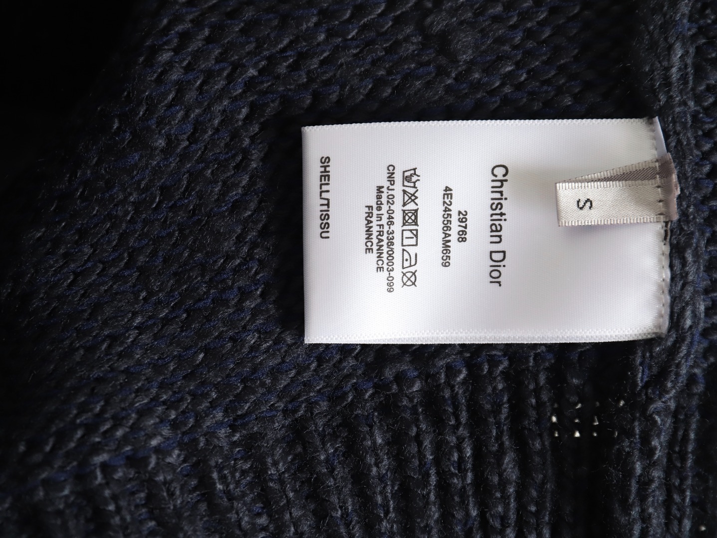 Dior dinosaur chair embroidered crewneck sweater TSK1