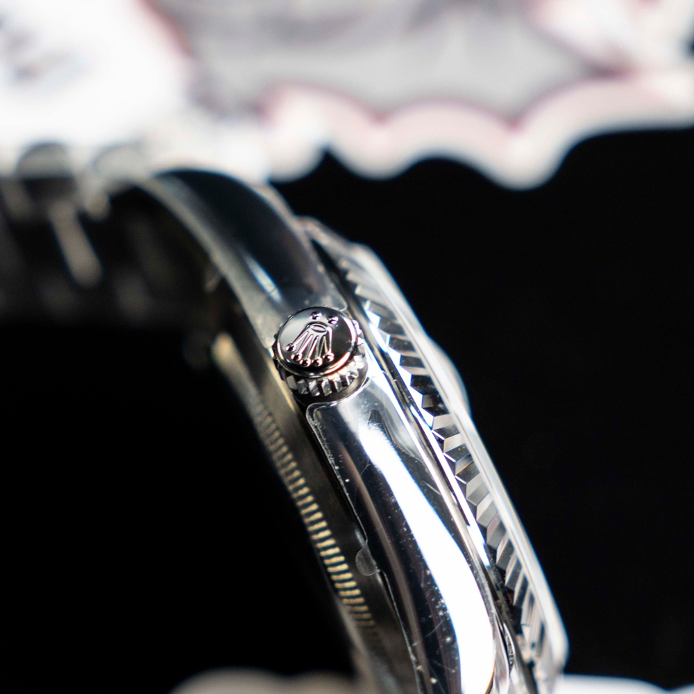 Rolex - DayDate 40mm Flt SS/SS Pearl Wht Roman BP Swiss 2836
