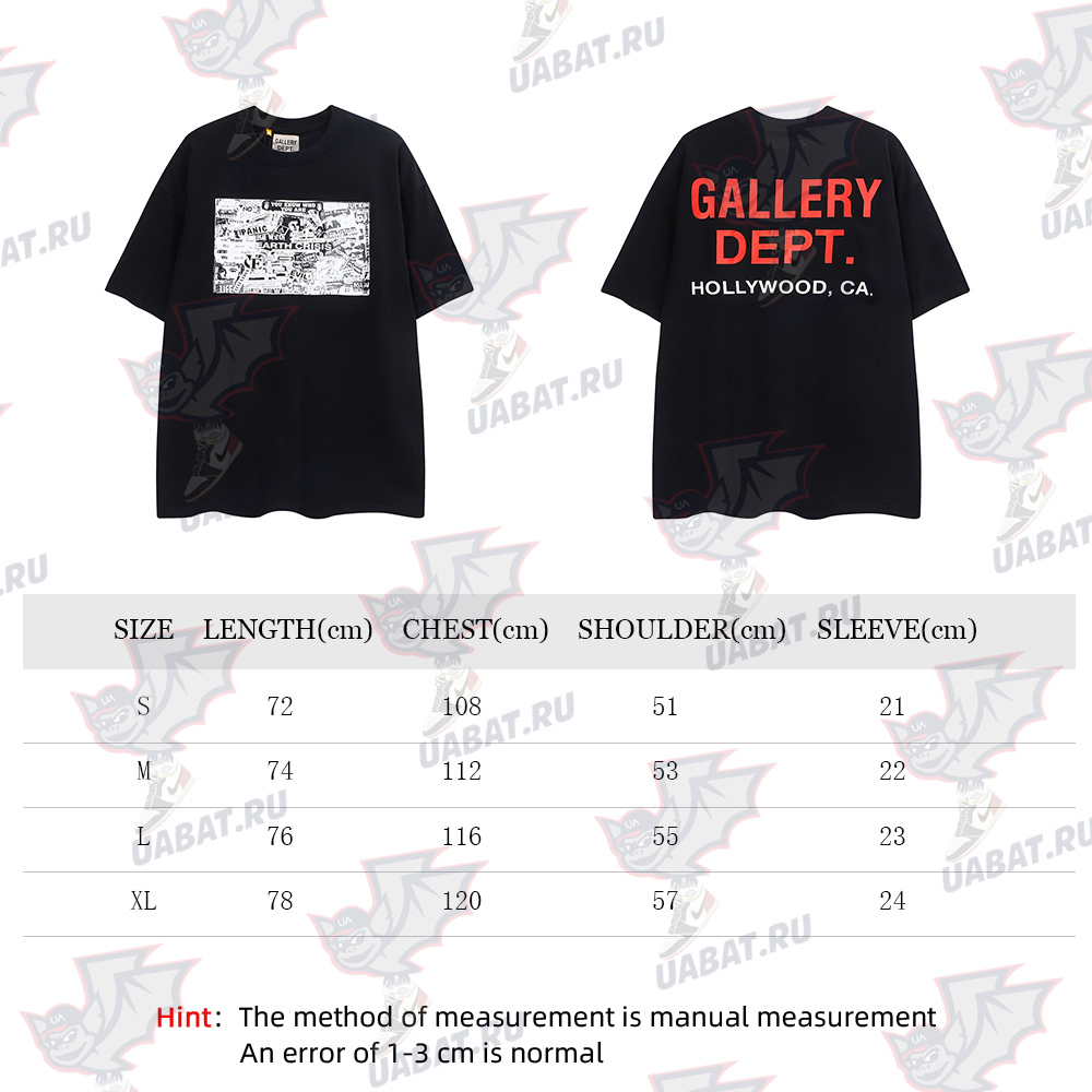 Gallery Dept Hollywood Commemorative T-Shirt