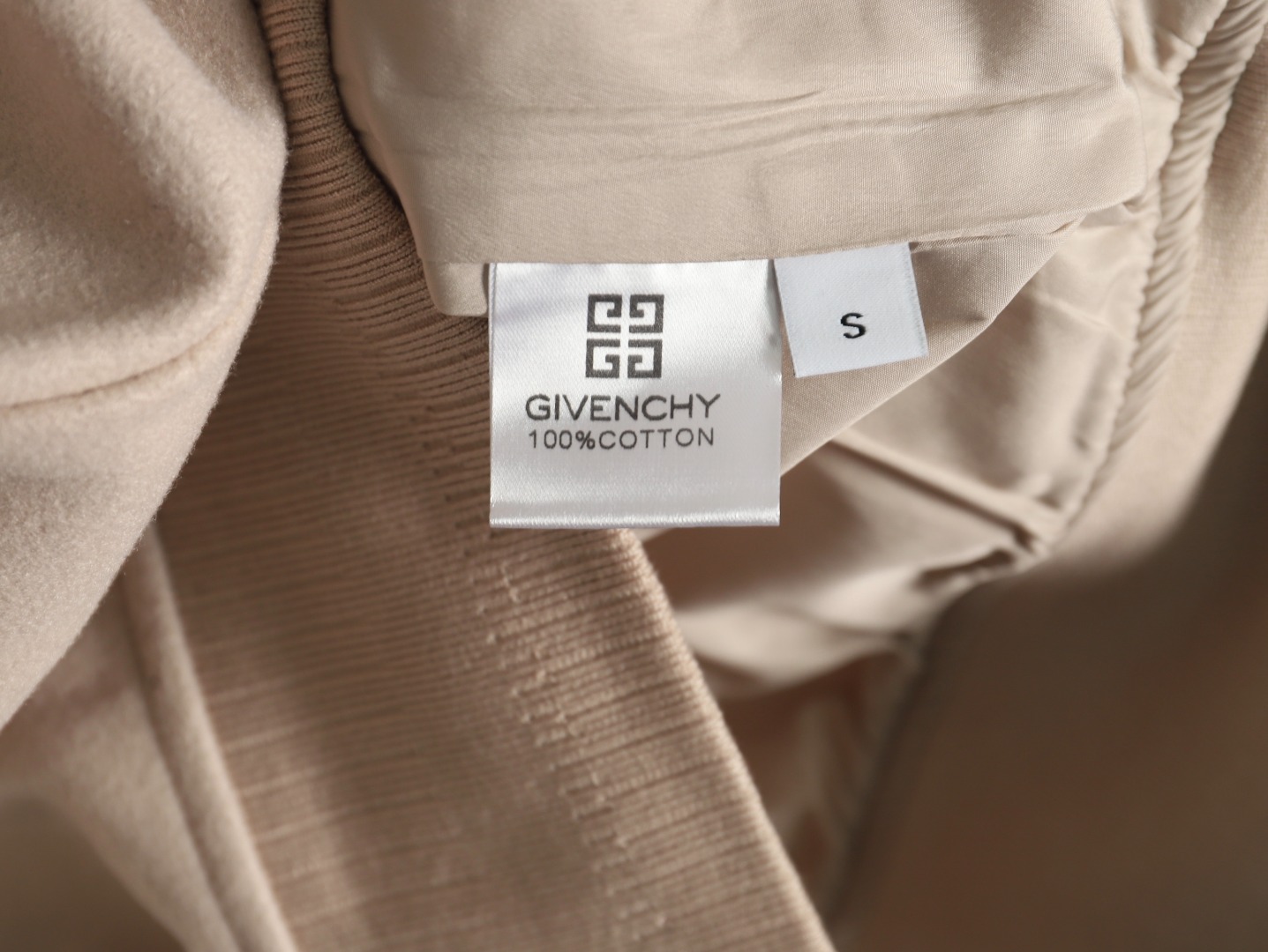 Givenchy embroidered letter patchwork wool baseball jacket