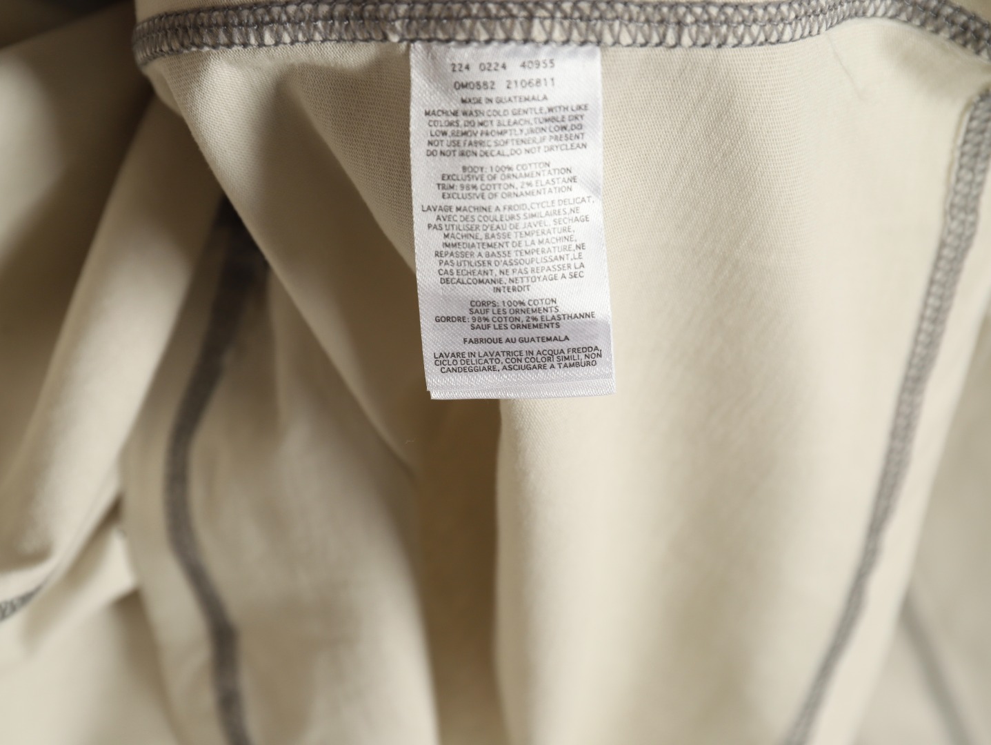 Stussy & MHW long-sleeved T-shirt