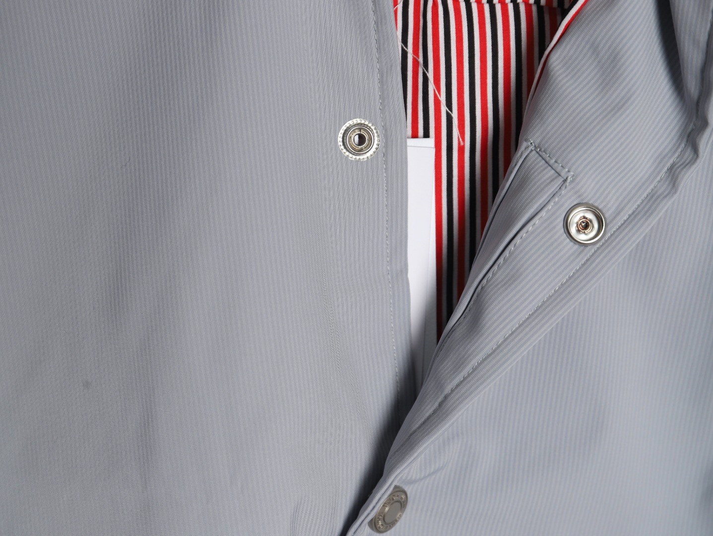 Thom Browne four-bar bomber jacket