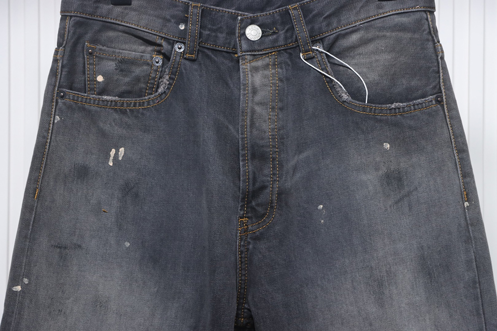 Acne Studios splash denim trousers