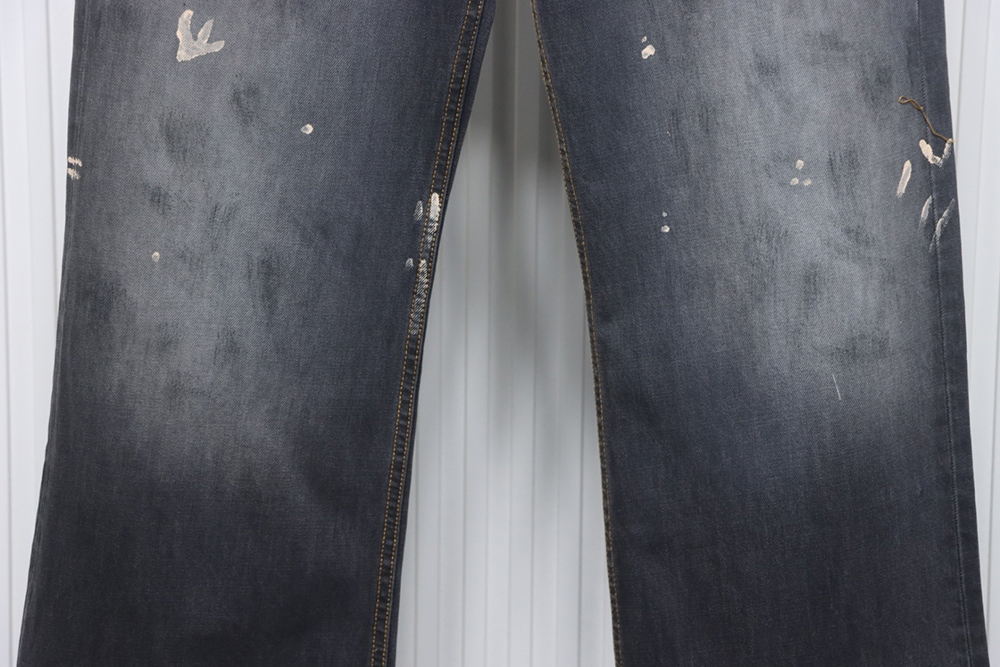 Acne Studios splash denim trousers