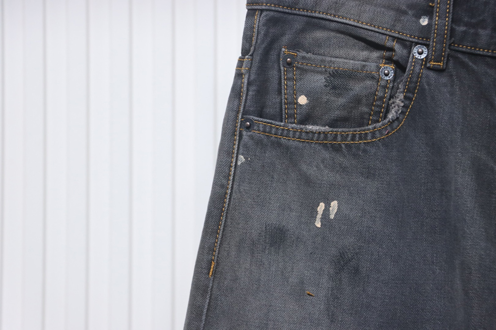 Acne Studios splash denim trousers