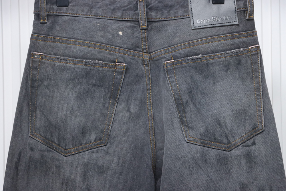 Acne Studios splash denim trousers